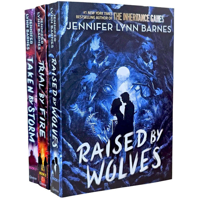 Raised by Wolves Series By Jennifer Lynn Barnes 3 Books Collection Set (Raised by Wolves, Trial by Fire and Taken by Storm) - The Book Bundle