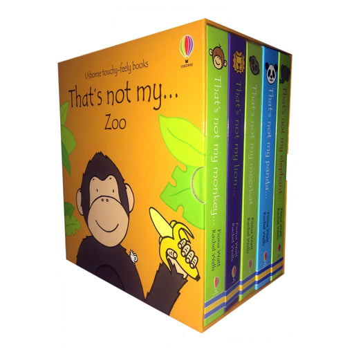 Usborne Thats Not My Zoo Collection 5 Books Box Set (Wildlife Animals) (Thats not my Meerkat, Thats not my Elephant, Thats not my Lion, Thats not my Monkey, Thats not my Panda) - The Book Bundle