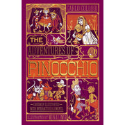Collection of two classic storybooks featuring The Wonderful Wizard of Oz by L. Frank Baum and Pinocchio by Carlo Collodi, published by Harper Ltd.