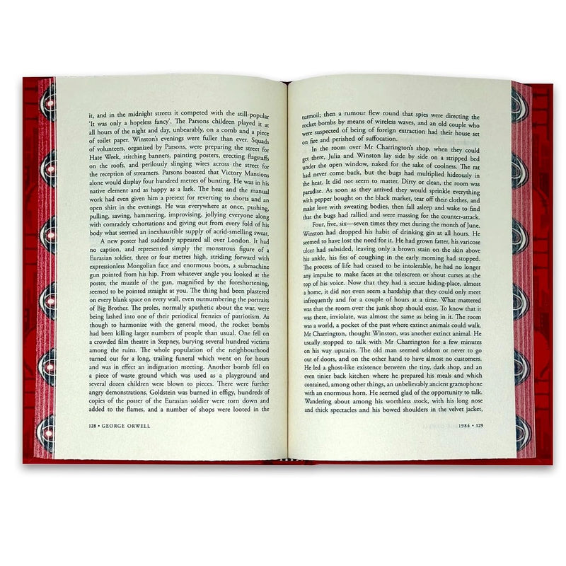 1984 Deluxe Hardcover Collector's Edition By George Orwell - Fiction - Hardcover