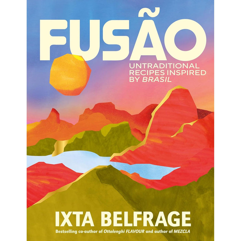 Two cookbooks titled "FUSÃO (HB), The Slim 800 Hot Air Fryer Recipe Cookbook" by Ixta Belfrage and Iota Publishing displayed on a white background.
