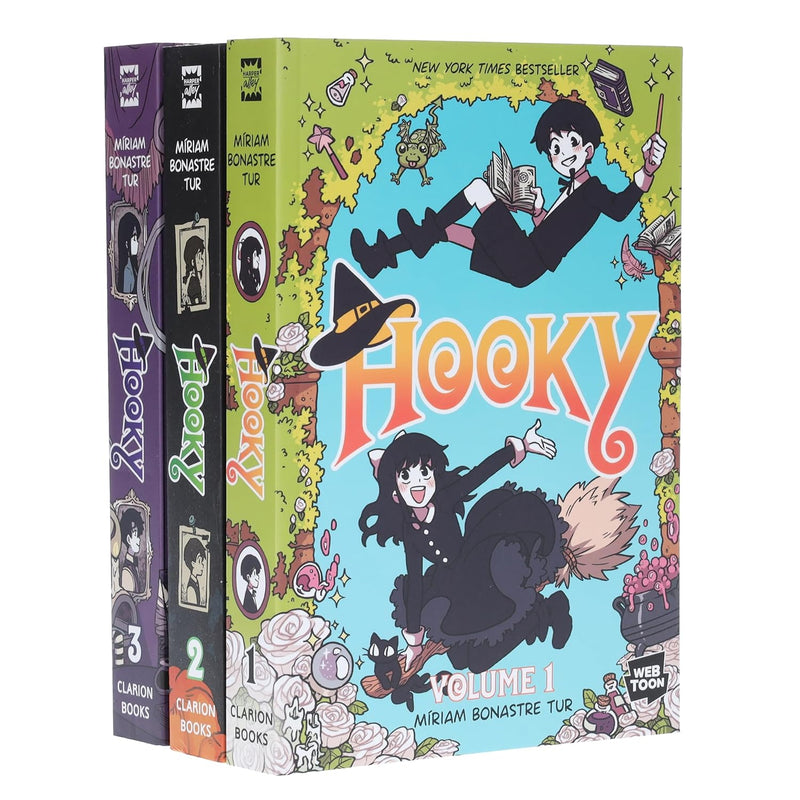 Hooky (Vol 1-3) Graphic Novel Series by Míriam Bonastre Tur 3 Books Collection Set(Hooky Volume 1 ,Hooky Volume 2  & Hooky Volume 3) - The Book Bundle
