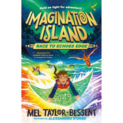 Imagination Island Series 3 books collection set by Mel Taylor-Bessent, featuring Race to Imagination Island, Echoes Edge, and Rumble Ruin.