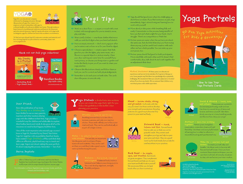 Yoga Pretzels: 50 Fun Yoga Activities for Kids and Grownups (Yoga Cards) By Tara Guber - Non Fiction - Mixed Format