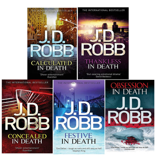 Jd Robb Death Series 8 - Books 36-40: 5 Books Collection Set - The Book Bundle