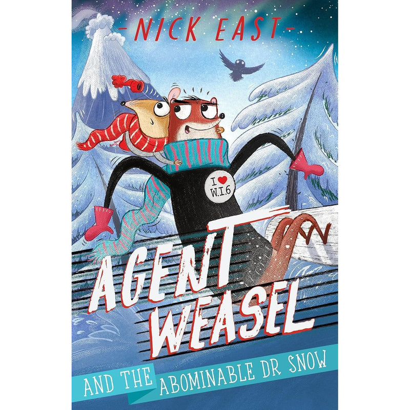 Complete collection of Agent Weasel Series 4 paperback books by Nick East, featuring colorful cartoon-style covers for children.