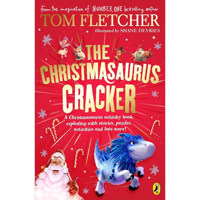 The Christmasaurus Cracker: A Festive Activity Book by Tom Fletcher Paperback - The Book Bundle