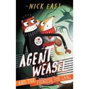Nick East Agent Weasel Series 4-book collection set, paperback fiction books for children, published by Hodder Children's Books.