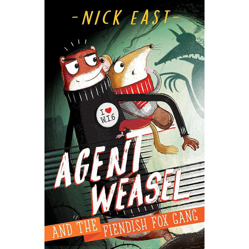 Nick East Agent Weasel Series 4-book collection set, paperback fiction books for children, published by Hodder Children's Books.