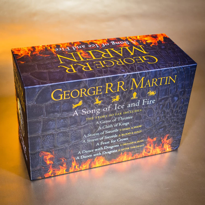 A Song of Ice and Fire 7 Books Collection Box Set bestselling classic epic fantasy series - The Book Bundle