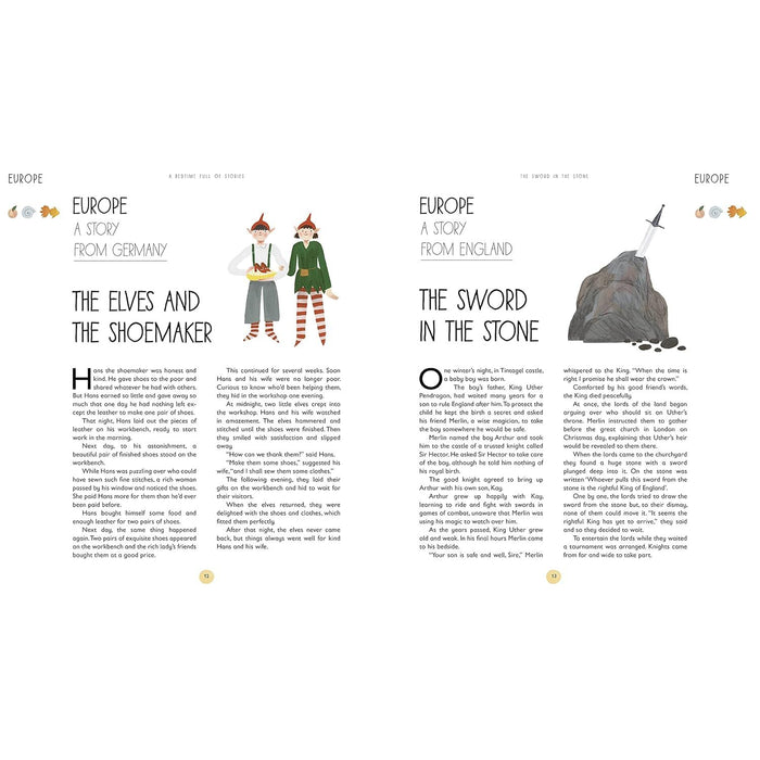 A Bedtime Full of Stories: 50 Folktales and Legends from Around the World by Angela McAllister - The Book Bundle