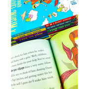 Enid Blyton Wishing-Chair short story collection box set with 8 books from Yellow Kite and Hodder & Stoughton, featuring colorful cover art.