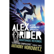 Paperback of Nightshade Revenge by Anthony Horowitz from the Alex Rider series, featuring a colorful book cover image.