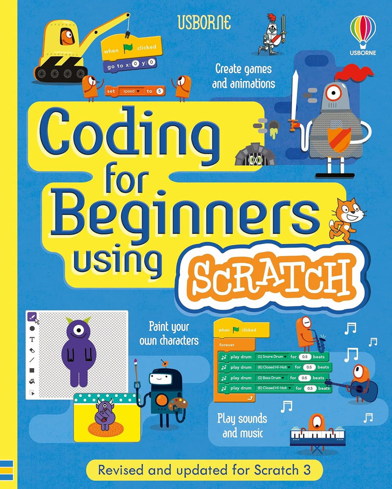 Coding for Beginners: Using Scratch by Rosie Dickins & Jonathan Melmoth - Non Fiction - Spiral-Bound