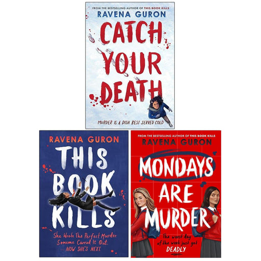 Ravena Guron Collection 3 Books Set (Mondays Are Murder, This Book Kills and Catch Your Death) - The Book Bundle