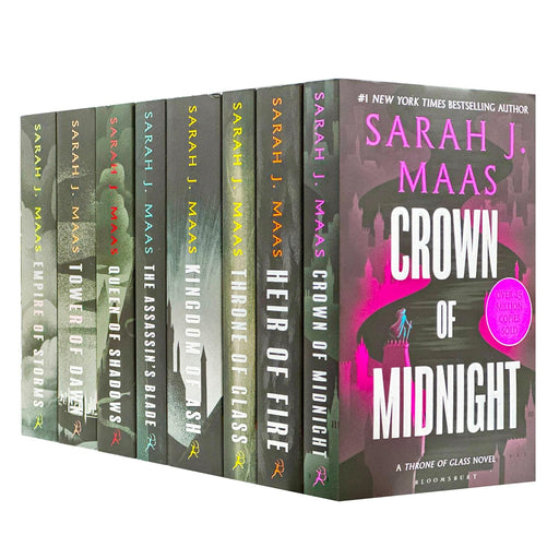Throne of Glass Series 8 Books Collection Set by Sarah J Maas - The Book Bundle