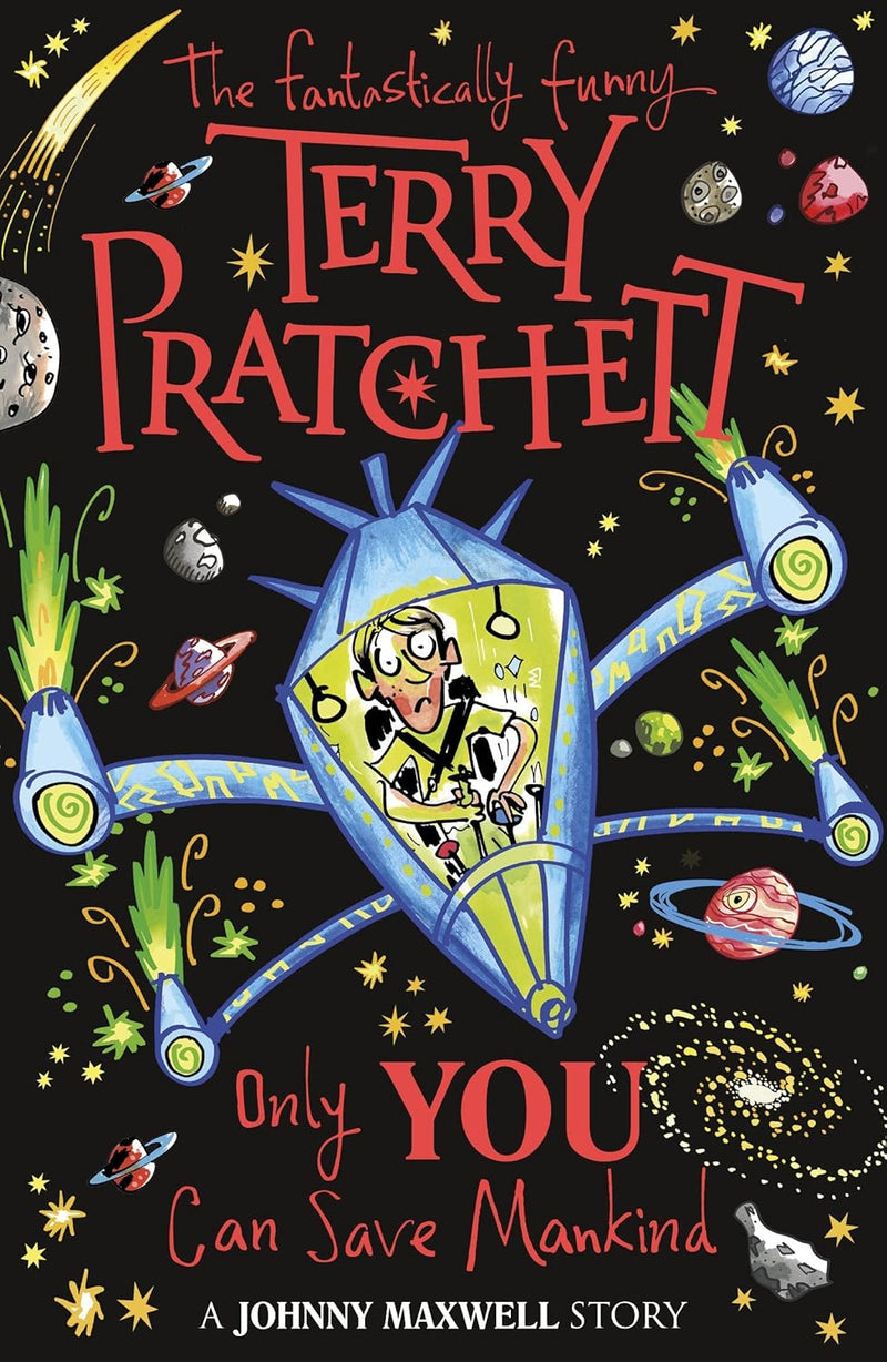Terry Pratchett Collection of 10 paperback fantasy books including Dragons at Crumbling Castle and The Witch's Vacuum Cleaner, by Corgi Ltd.