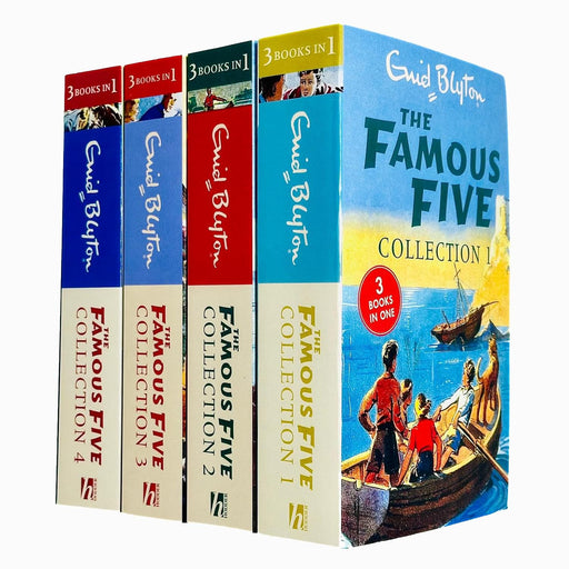 Enid Blyton The Famous Five 4 Book 12 Story Collection - The Book Bundle