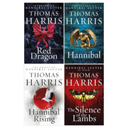 Thomas Harris Hannibal Lecter Series 4 Books Collection Set (Red Dragon, Hannibal, Silence Of The Lambs, Hannibal Rising) - The Book Bundle