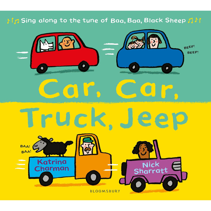 Car, Car, Truck, Jeep: 1 (New Nursery Rhymes) - The Book Bundle