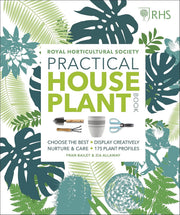 Set of two hardcover books on house plants and plant identification by Zia Allaway, Fran Bailey, and RHS Royal Horticultural Society