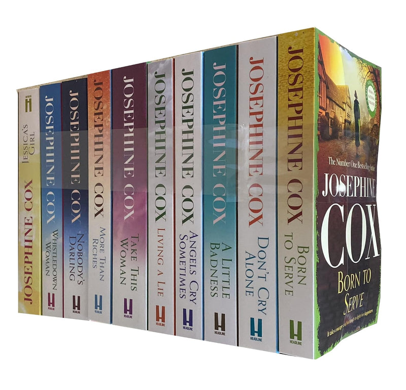 Born to Serve & Don't Cry Alone & A Little Badness 10 Books Collection Set by Josephine Cox - Fiction - Paperback