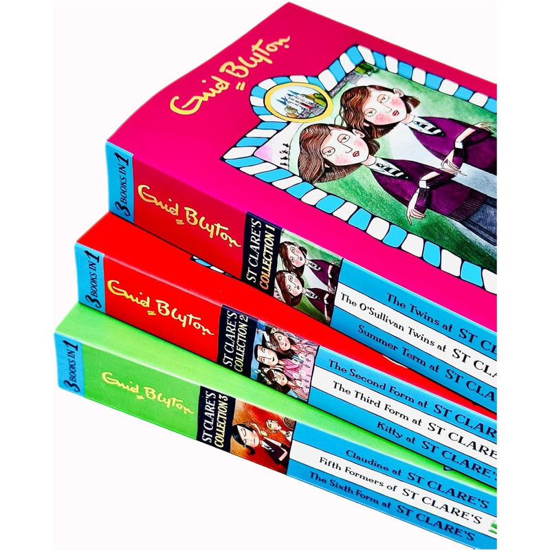 Enid Blyton St Clares Collection 3 Books Set (9 Stories in 3 Books) - The Book Bundle