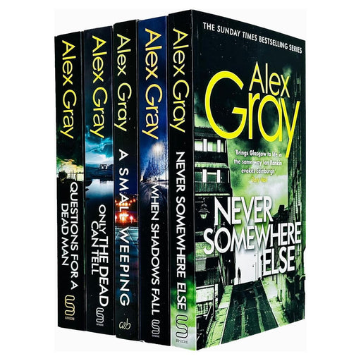 Alex Gray DSI William Lorimer Series 5 Books Collection Set (Never Somewhere Else) - The Book Bundle