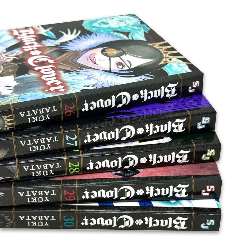 Black Clover Vol 26-30 5 Books Collection Set by Yuki Tabata - Fiction - Paperback