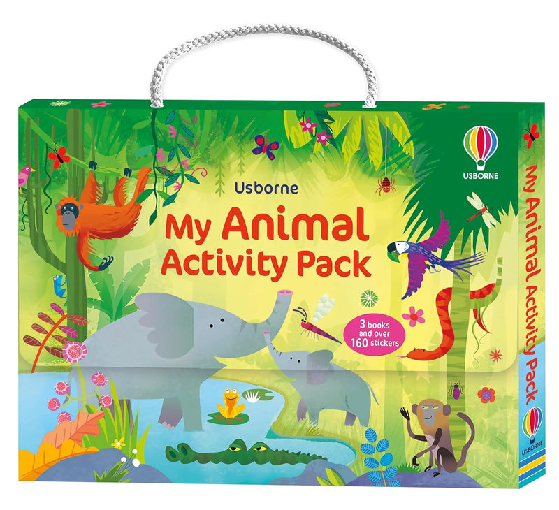 Usborne Animals Activity Pack 3 Books and over 160 Stickers - Fiction - Paperback