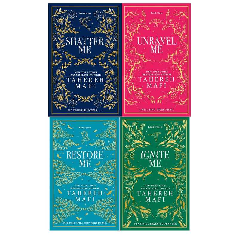 Shatter Me Collectors Edition 4 Books Collection Set by Tahereh Mafi (Shatter Me, Unravel Me, Ignite Me and Restore Me) - The Book Bundle
