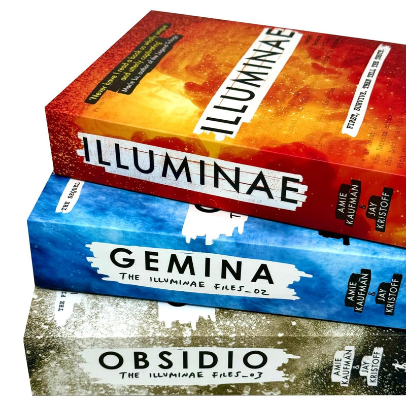 Illuminae Files Series Collection 3 Books Set by Jay Kristoff, Amie Kaufman (Illuminae, Gemina & Obsidio) - The Book Bundle