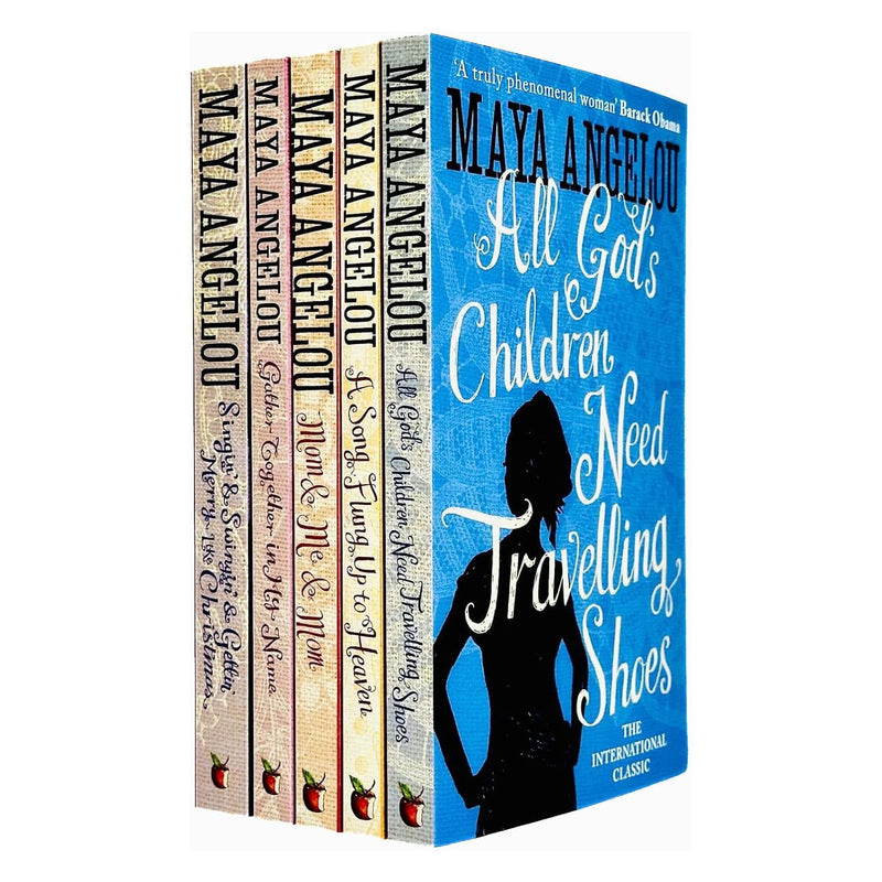 Maya Angelou Collection 5 Books Set (All God's Children Need Travelling Shoe,A Song Flung Up ) - The Book Bundle