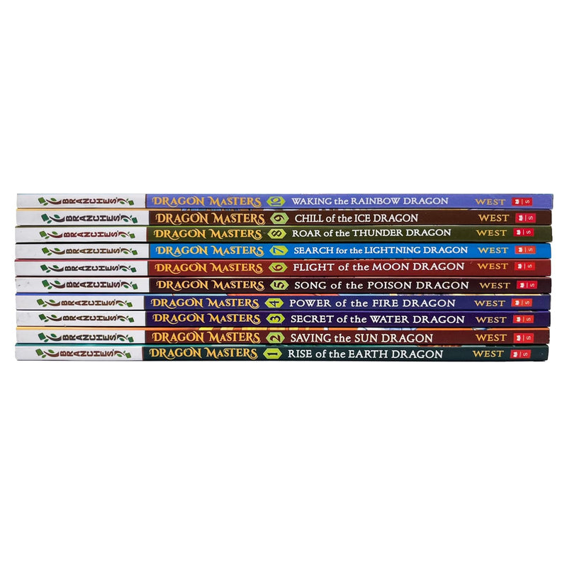 Dragon Masters Series 10-Book Collection Set by Tracey West, Classic Dragon Adventures for Young Readers - Fiction