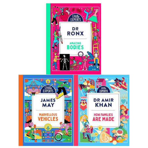 Little Experts 3 Books Collection Set Teaches Vehicles, Bodies, and Families - Ages 6-9 - The Book Bundle