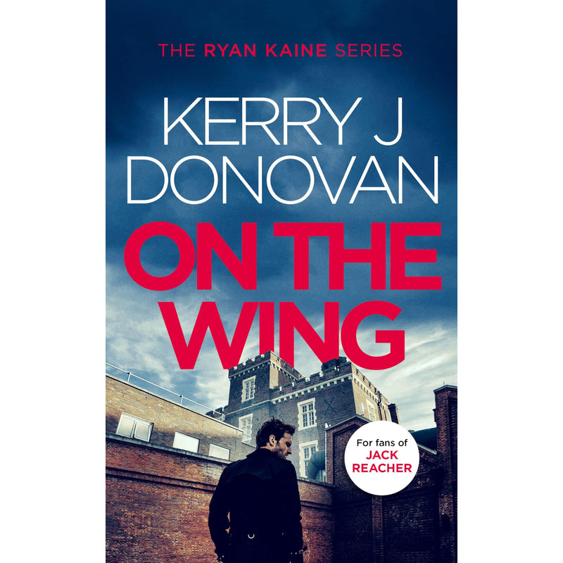 Cover image of "On the Wing," book 7 in the Ryan Kaine series by Vinci Books, featuring a dynamic aviation-themed design.