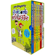 Stinkbomb & Ketchup-Face Series 6 Books Collection Box Set By John Dougherty - The Book Bundle