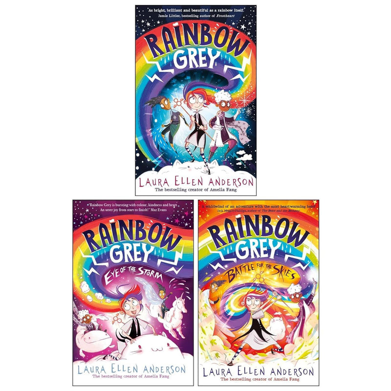 Rainbow Grey Series Collection 3 Books Set By Laura Ellen Anderson - The Book Bundle