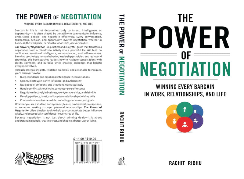 The Power Of Negotiation By Rachit Ribhu - Non Fiction Business Book - Paperback