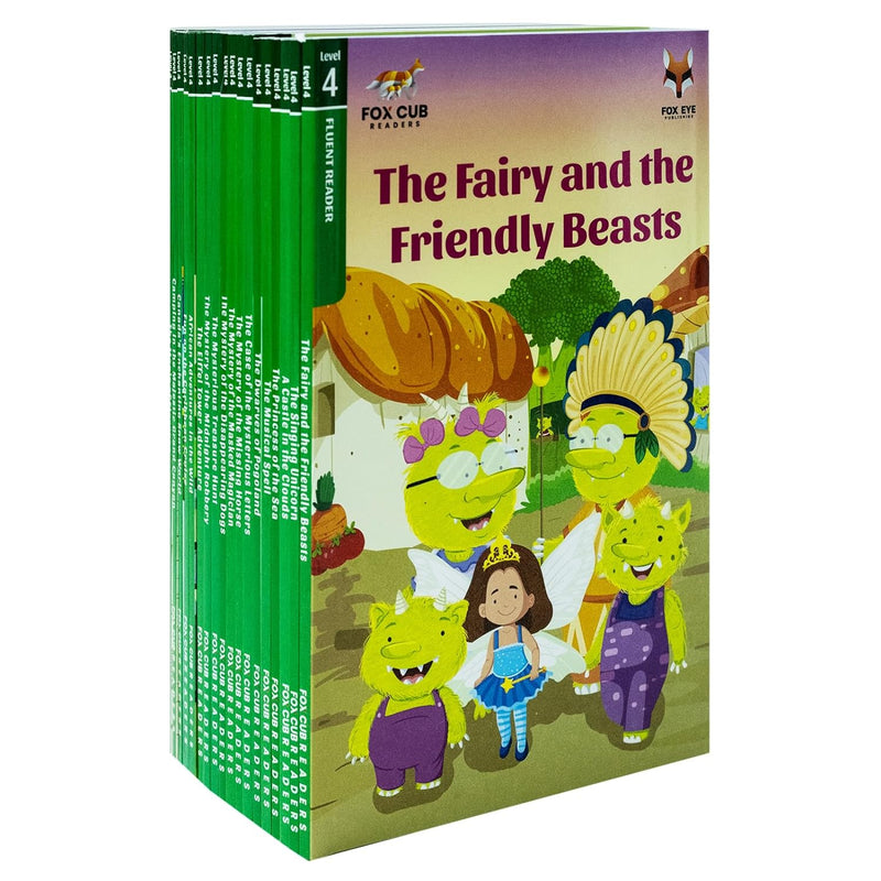 Fox Cub Fluent Graded Readers 18 Book Set Collection: Level 4 - Fluent Reader - The Book Bundle