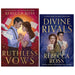Letters of Enchantment Series By Rebecca Ross 2 Books Collection Set (Divine Rivals & Ruthless Vows) - The Book Bundle