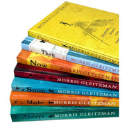 Seven paperback books from The Once Series by Morris Gleitzman, age 9–12, published by Puffin Ltd, featuring colorful cover art.