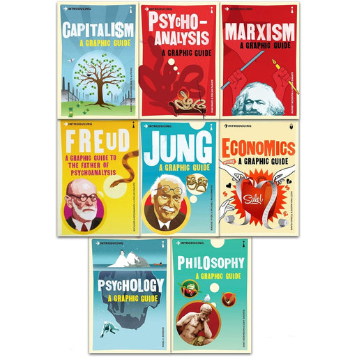 Graphic Guide Introduction to Big Ideas 8 Books Collection Set (Introducing Freud, Psychology) - The Book Bundle