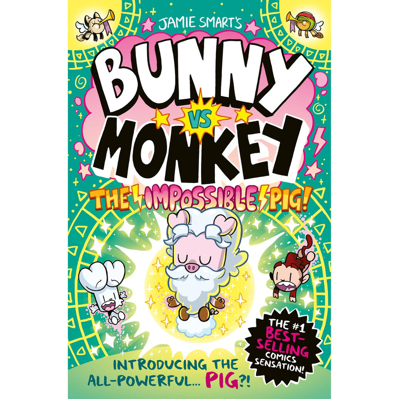Bunny vs Monkey: The Impossible Pig (a Phoenix Comic Book, from the million-selling Jamie Smart, Illustrator of the Year) - The Book Bundle