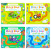 Bizzy Bear Find & Follow Series 4 Books Set (At The Zoo, On The Farm, At The Dinosaur Park, Under The Sea) - The Book Bundle