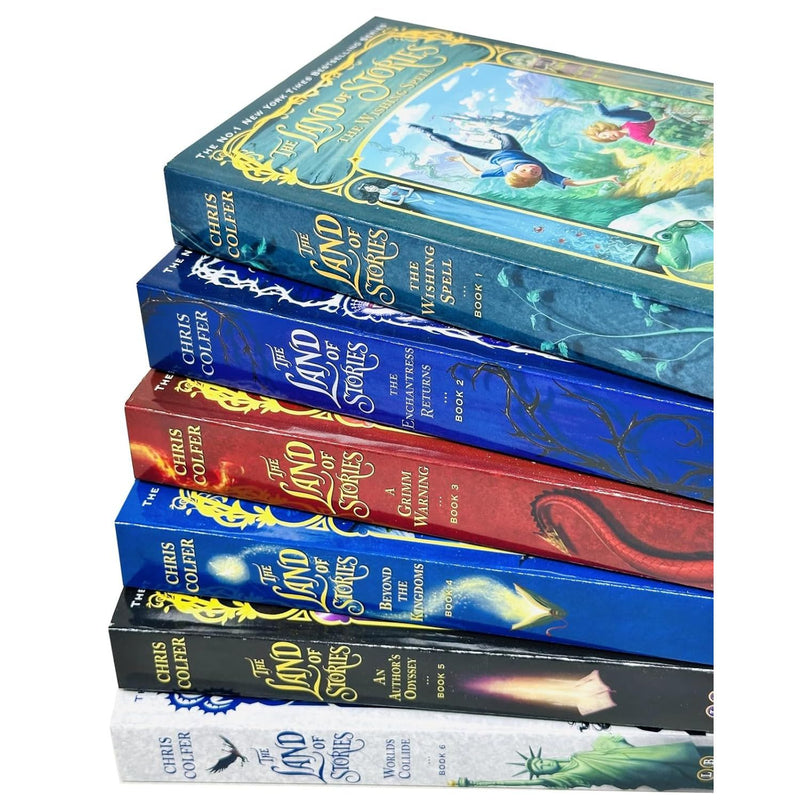 The Land of Stories 6 Books Collection Set by Chris Colfer - Young Adult - Paperback