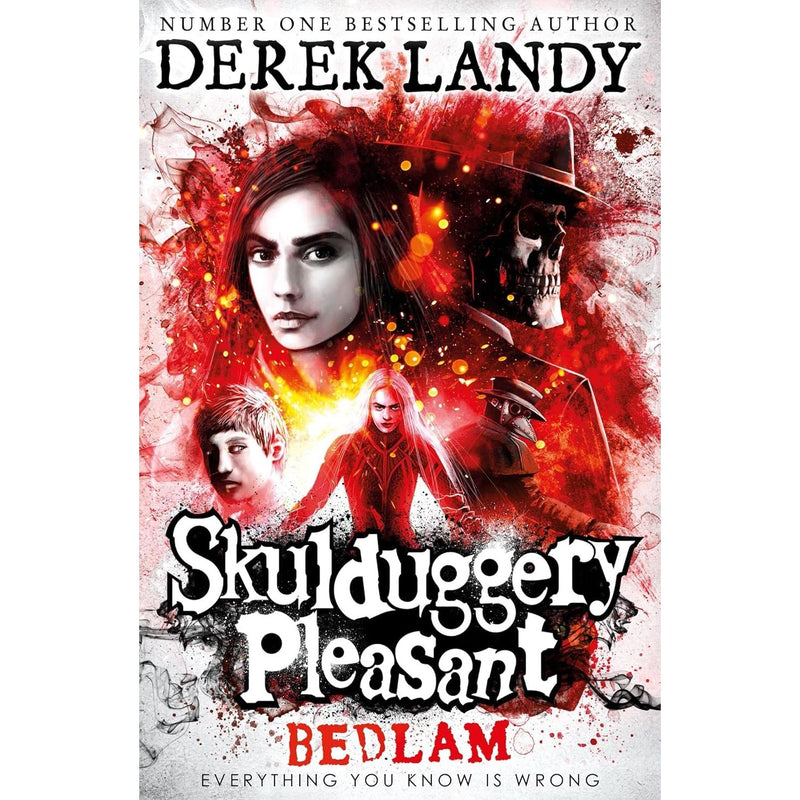 Skulduggery Pleasant Series 10-17 Collection 8 Books Set by Derek Landy (Resurrection, Midnight, Bedlam, Seasons of War, Dead or Alive, Until the End, Mind Full of Murder, A Heart Full of Hatred)