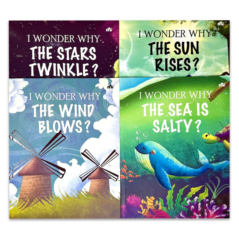 I Wonder Why 4 Books Collection Set Featuring Stars Twinkle - Non Fiction - Paperback