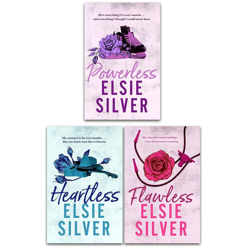 Elsie Silver Chestnut Springs Series 3 Books Collection Set (Heartless, Flawless, Powerless) - The Book Bundle