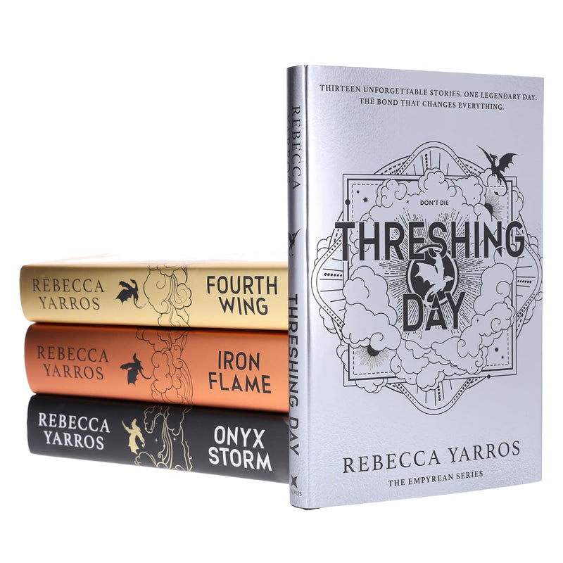 The Empyrean Series 4-book hardcover collection set by Rebecca Yarros, featuring four fiction novels